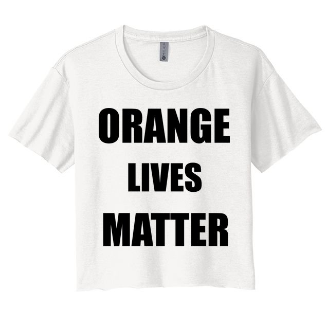 Orange Lives Matter Crop Top