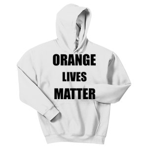 Orange Lives Matter Kids Hoodie