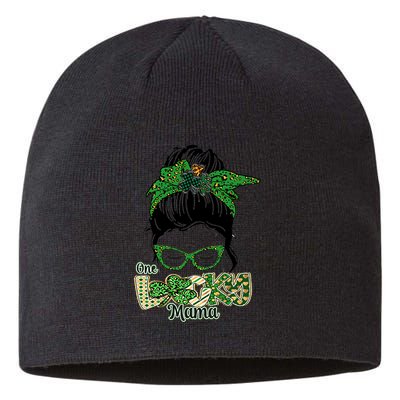 One Lucky Mama St Patrick's Day Gift For Mother Mom Lover Trending Gift Idea Sustainable Beanie