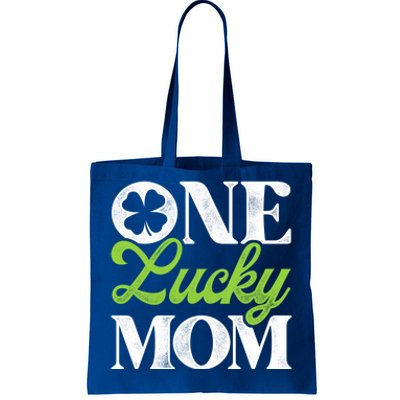 One Lucky Mom St Patricks Day Shamrock Ireland Irish Green Gift Tote Bag