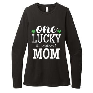 One Lucky Mom St Patrick's Themed Mummy Gift Womens CVC Long Sleeve Shirt