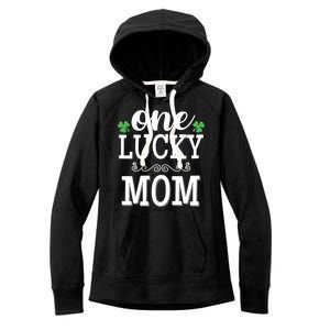 One Lucky Mom St Patrick's Themed Mummy Gift Women's Fleece Hoodie