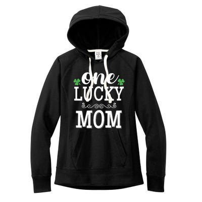 One Lucky Mom St Patrick's Themed Mummy Gift Women's Fleece Hoodie