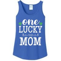 One Lucky Mom St Patrick's Themed Mummy Gift Ladies Essential Tank