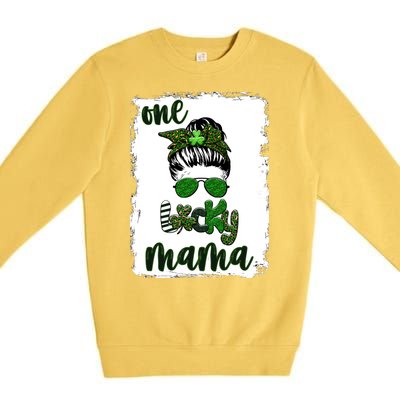 One Lucky Mama Premium Crewneck Sweatshirt