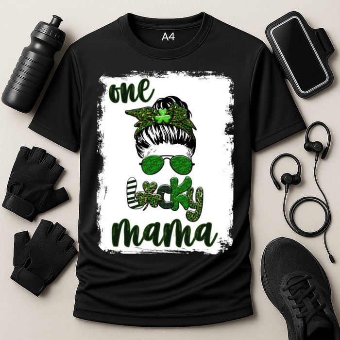 One Lucky Mama Cooling Performance Crew T-Shirt