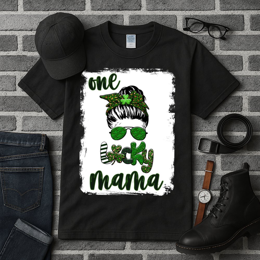 One Lucky Mama Tall T-Shirt