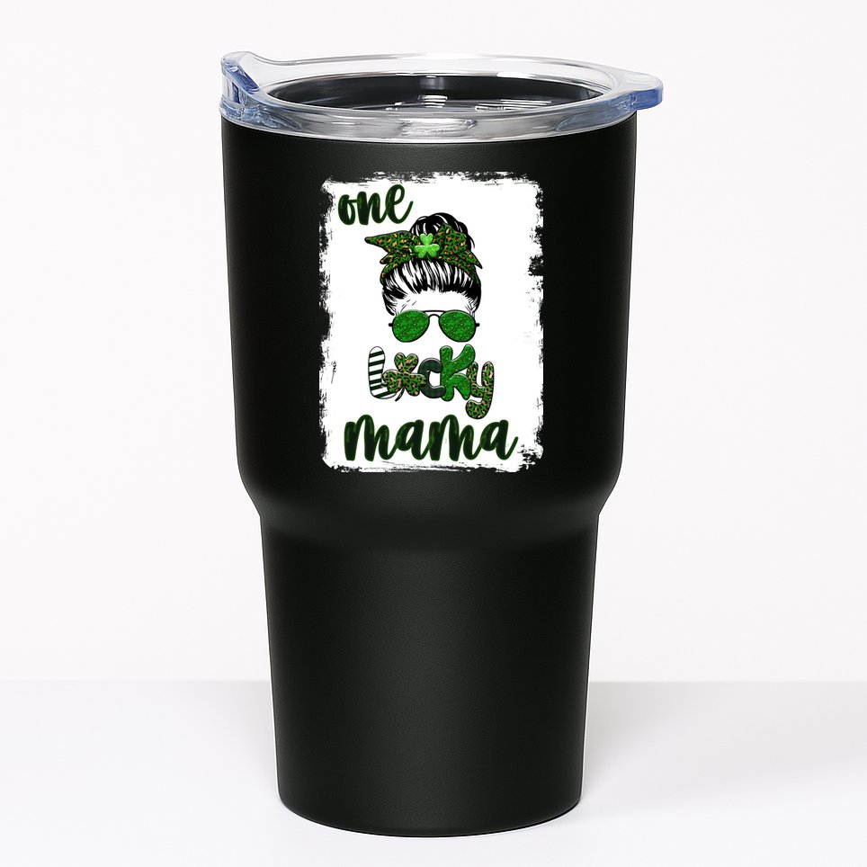 One Lucky Mama Tumbler