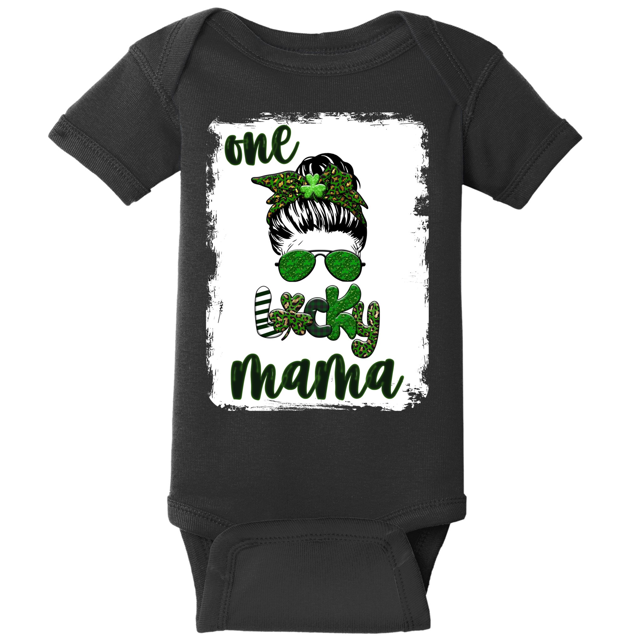 One Lucky Mama Baby Bodysuit