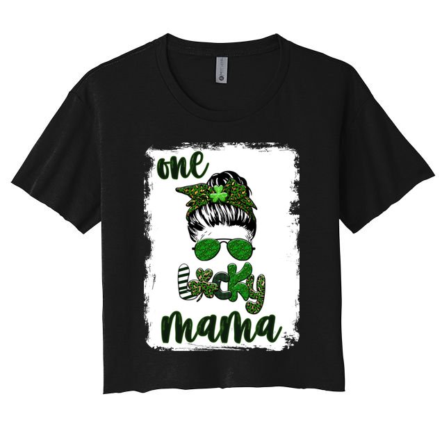 One Lucky Mama Crop Top