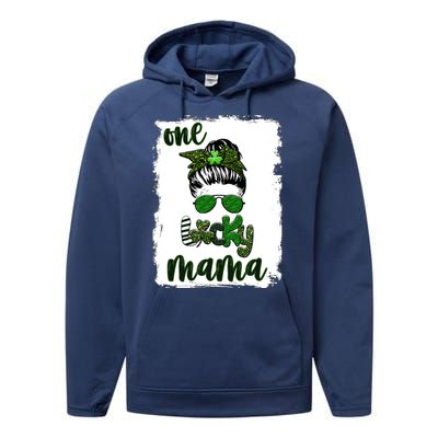 One Lucky Mama Performance Fleece Hoodie