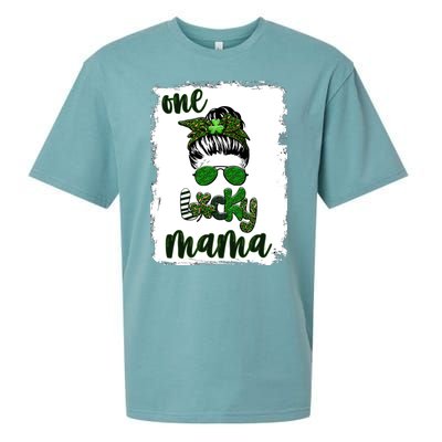 One Lucky Mama Sueded Cloud Jersey T-Shirt