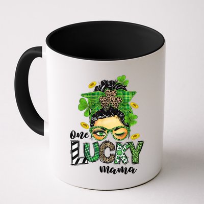 One Lucky Mama St Patricks Day Mom Mother Shamrock Mug