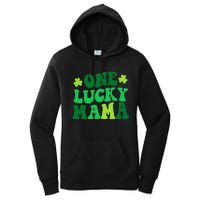 One Lucky Mama Retro Vintage St Patrick's Day Clothes Women's Pullover Hoodie