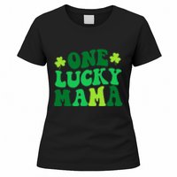 One Lucky Mama Retro Vintage St Patrick's Day Clothes Women's T-Shirt