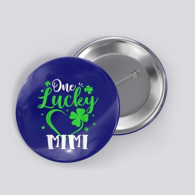 One Lucky Mimi Shamrock Irish St PatrickS Day Button