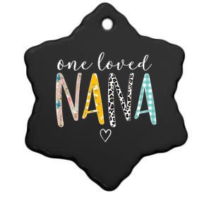 One Loved Nana MotherS Day Nana Gifts Ceramic Star Ornament