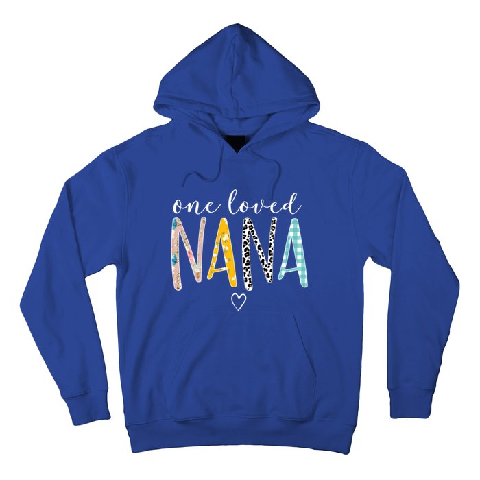 One Loved Nana MotherS Day Nana Gifts Hoodie