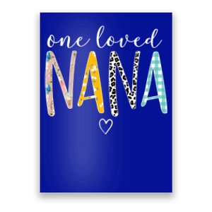 One Loved Nana MotherS Day Nana Gifts Poster