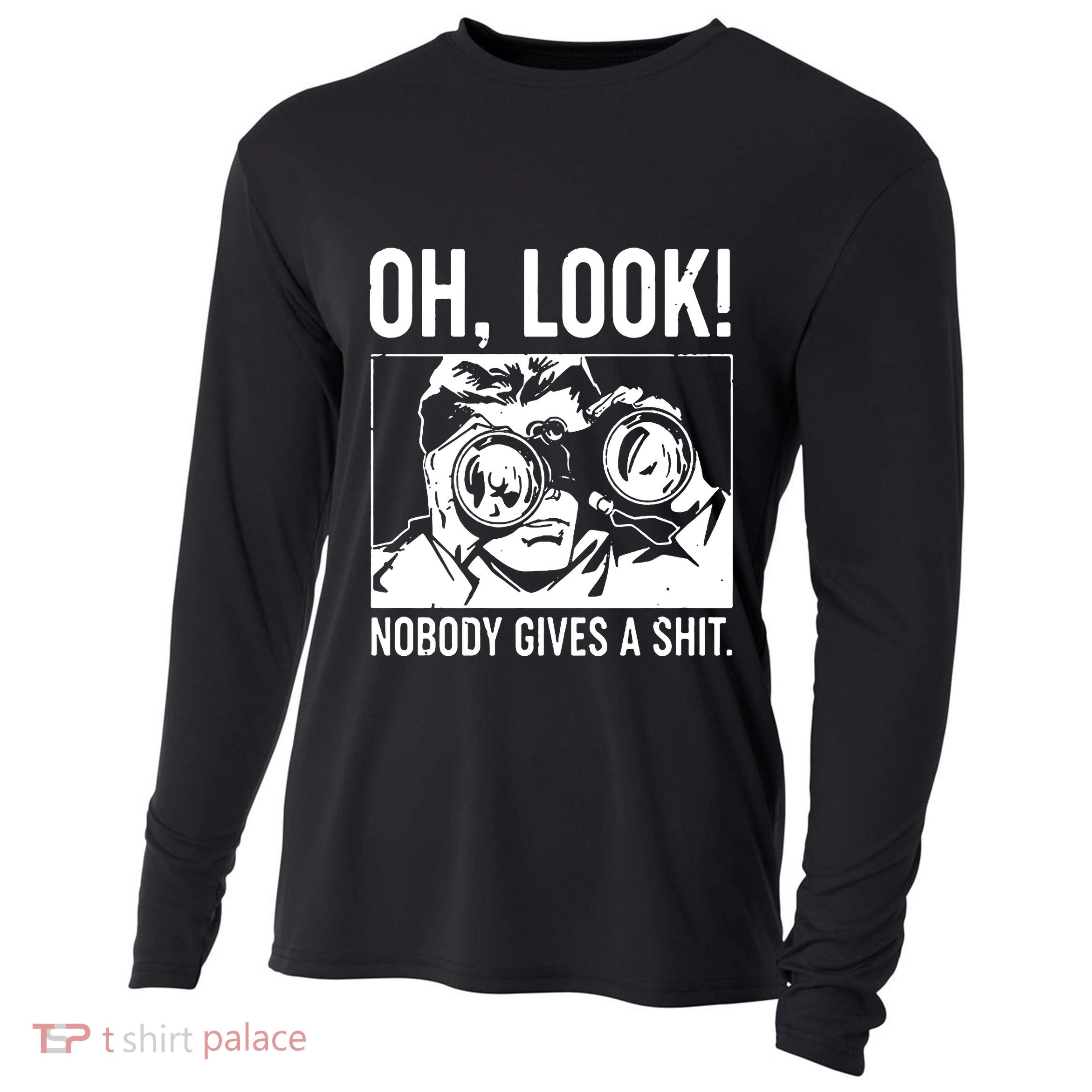 Oh Look Nobody Gives A Sit Cooling Performance Long Sleeve Crew