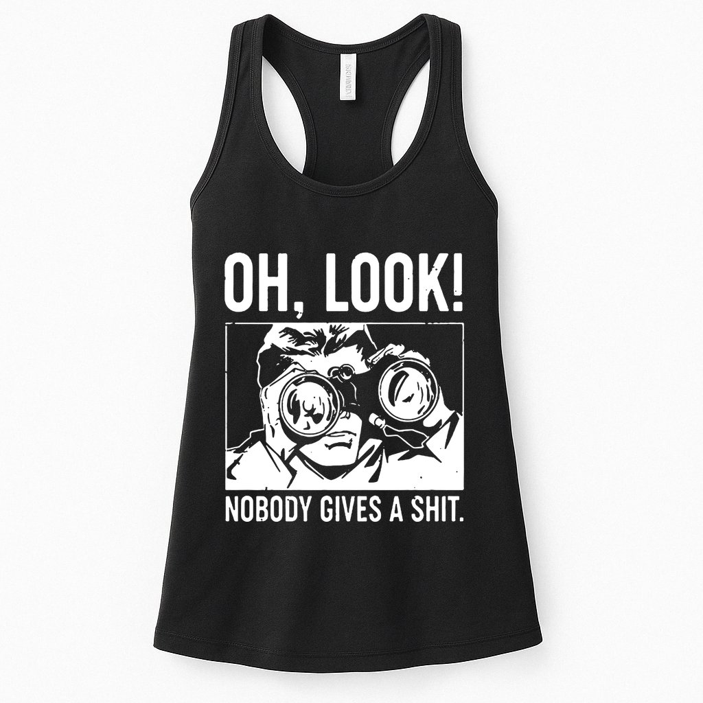 Oh Look Nobody Gives A Sit Womens Tank Top