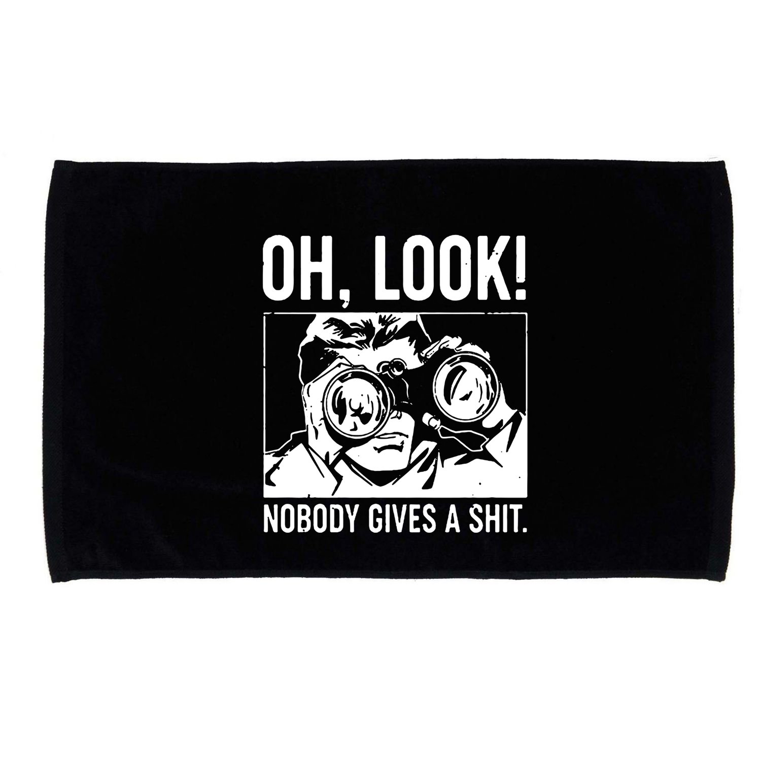 Oh Look Nobody Gives A Sit Microfiber Hand Towel