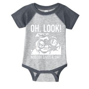 Oh Look Nobody Gives A Sit Infant Baby Jersey Bodysuit