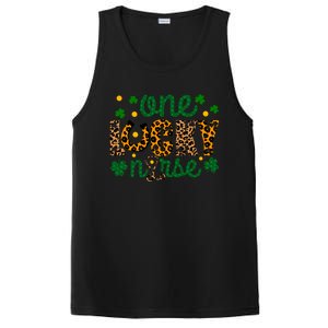 One Lucky Nurse Funny St Patricks Day Irish Nurses Shamrock Gift PosiCharge Competitor Tank