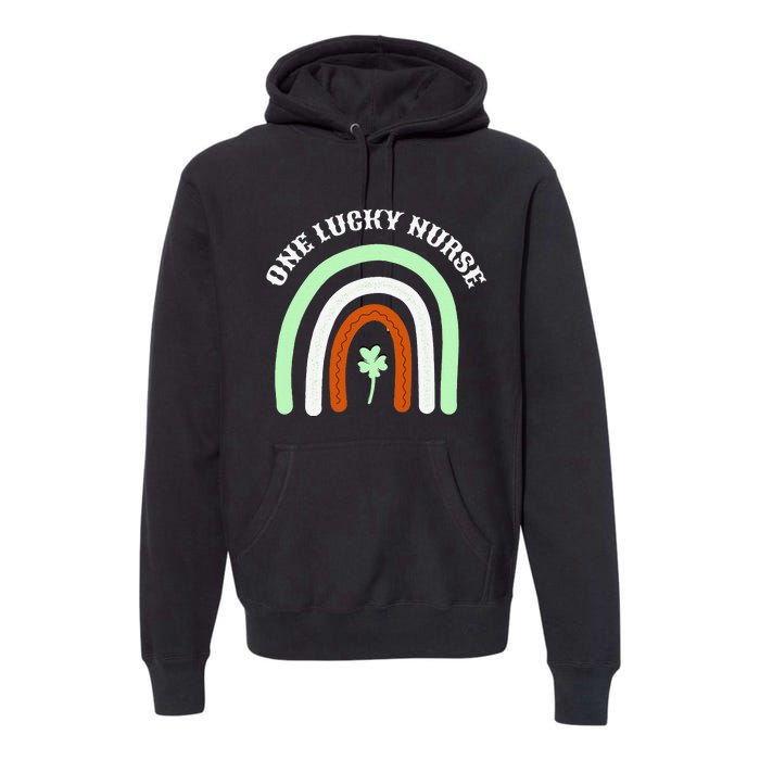 One Lucky Nurse Saint Patrick's Day Premium Hoodie