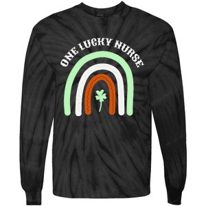 One Lucky Nurse Saint Patrick's Day Tie-Dye Long Sleeve Shirt