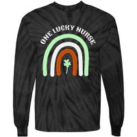 One Lucky Nurse Saint Patrick's Day Tie-Dye Long Sleeve Shirt