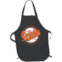 Orioles Last Name Personalized Costume First Name Full-Length Apron With Pockets