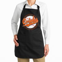 Orioles Last Name Personalized Costume First Name Full-Length Apron With Pockets