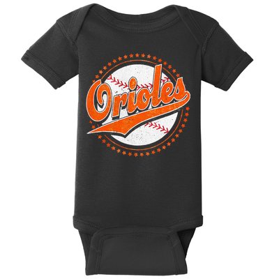 Orioles Last Name Personalized Costume First Name Baby Bodysuit
