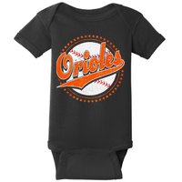Orioles Last Name Personalized Costume First Name Baby Bodysuit