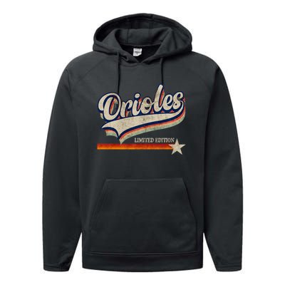 Orioles Last Name Pride Classic Orioles Limited Edition Performance Fleece Hoodie