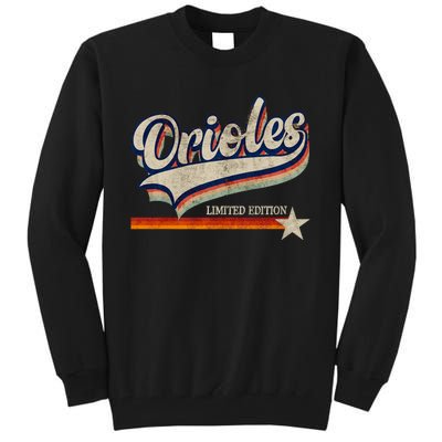 Orioles Last Name Pride Classic Orioles Limited Edition Tall Sweatshirt