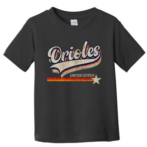 Orioles Last Name Pride Classic Orioles Limited Edition Toddler T-Shirt