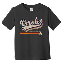 Orioles Last Name Pride Classic Orioles Limited Edition Toddler T-Shirt