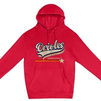 Orioles Last Name Pride Classic Orioles Limited Edition Premium Pullover Hoodie