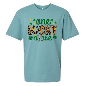 One Lucky Nurse Funny St Patricks Day Irish Nurses Shamrock Cute Gift Sueded Cloud Jersey T-Shirt