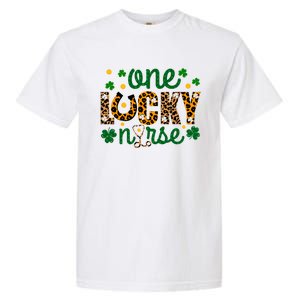 One Lucky Nurse Funny St Patricks Day Irish Nurses Shamrock Cute Gift Garment-Dyed Heavyweight T-Shirt