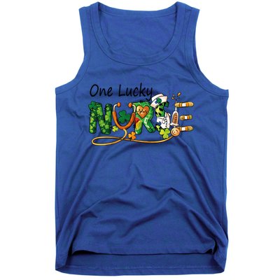 One Lucky Nurse St Patricks Day Irish Nurse Cute Gift Tank Top