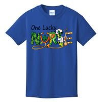 One Lucky Nurse St Patricks Day Irish Nurse Cute Gift Kids T-Shirt