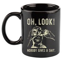 Oh Look Nobody Gives A Shit Sarcastic Retro 11oz C Handle Ceramic Mug