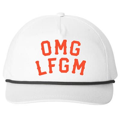 Omg Lfgm New York Snapback Five-Panel Rope Hat