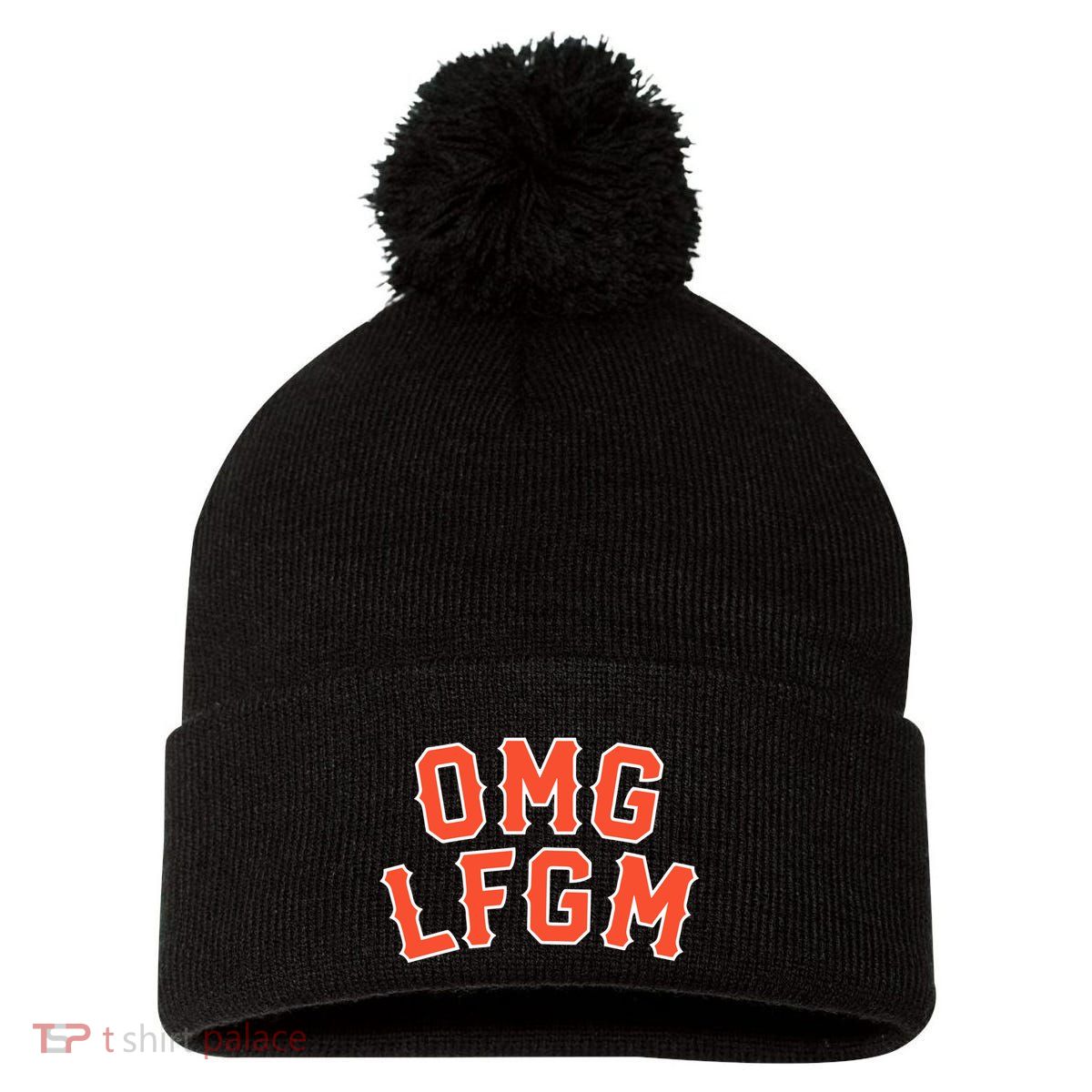 Omg Lfgm New York Pom Pom 12in Knit Beanie