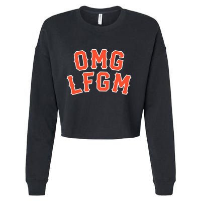 Omg Lfgm New York Cropped Pullover Crew