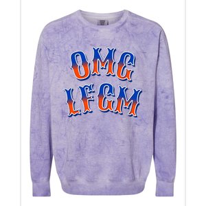 Omg Lfgm New York Colorblast Crewneck Sweatshirt