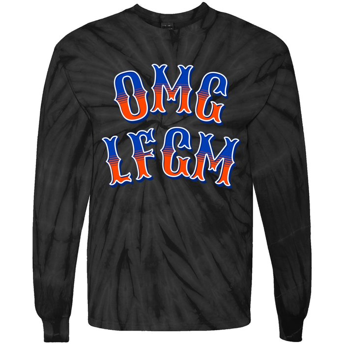 Omg Lfgm New York Tie-Dye Long Sleeve Shirt